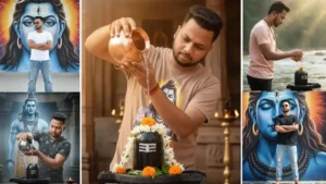 Mahashivratri Boys AI Photo Gemini Prompts