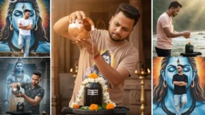 Mahashivratri Boys AI Photo Gemini Prompts