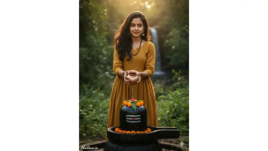 Mahashivratri Girls Photo Gemini Prompt